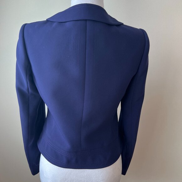 💙🍷Liz Claiborne Petite 2P Blue Blazer - Work to Weekend Classic! - Picture 4 of 10